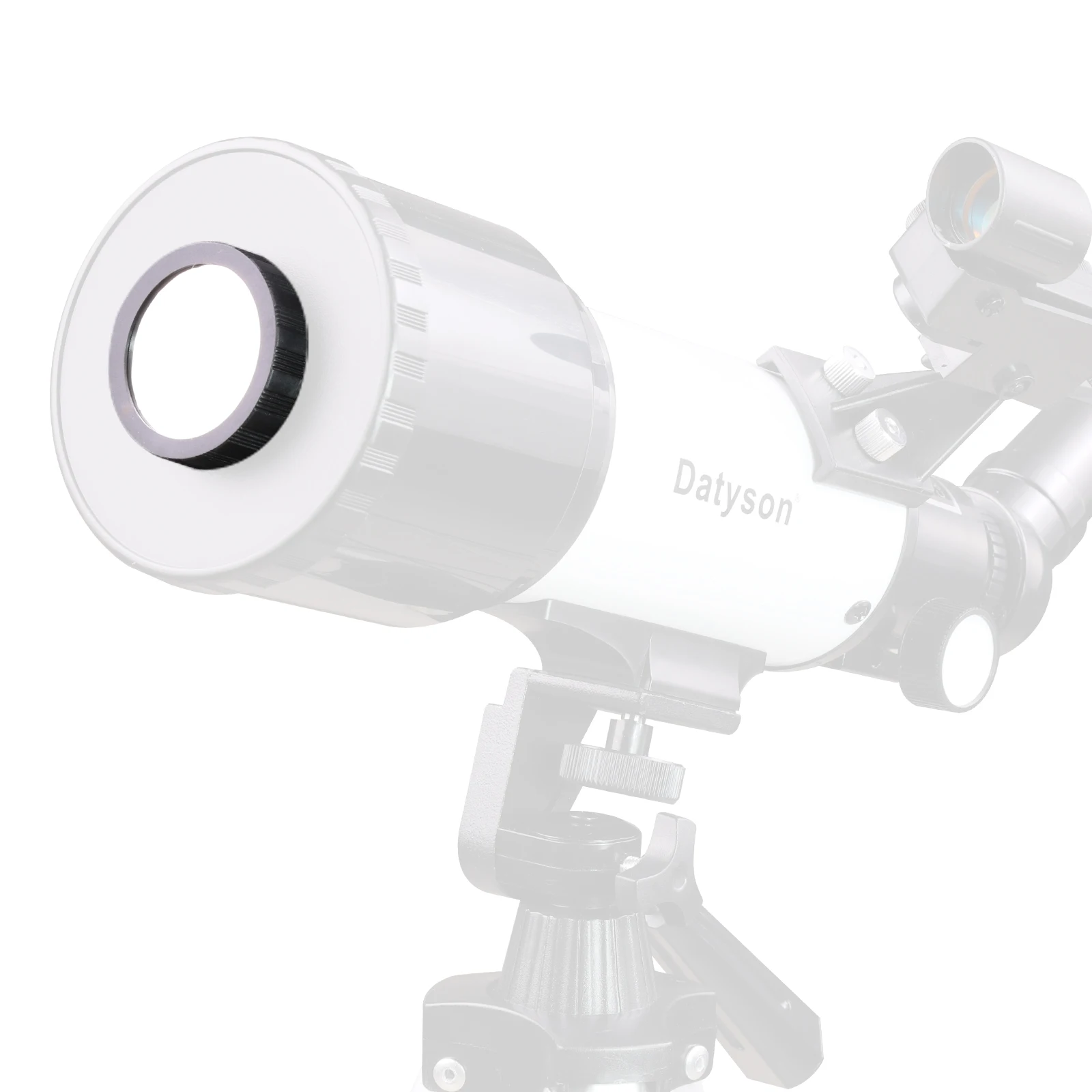 46.5mm 태양광 차단 필터, 태양 안전 필름이 있는 안전한 장착형 필터, 카메라 렌즈, 태양 또는 태양자국 관찰용, 검정색