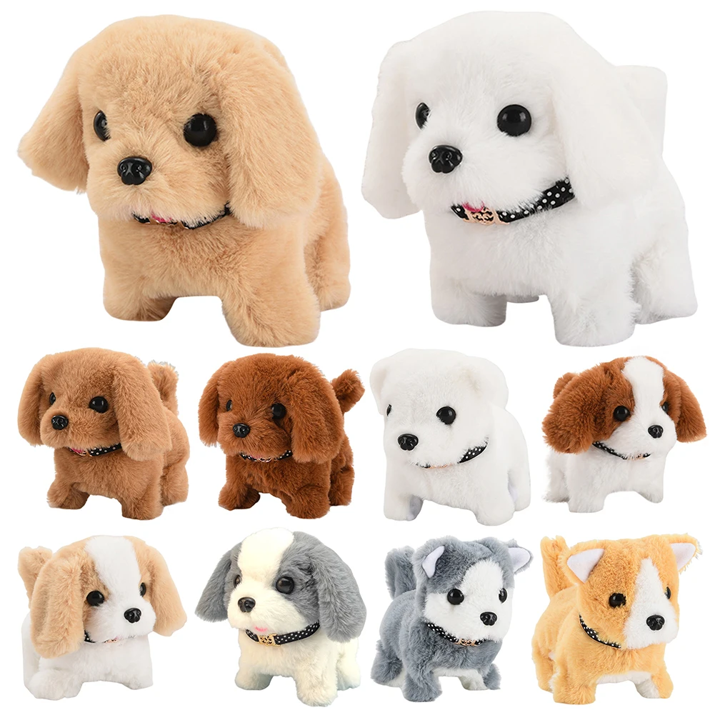 Electronic Walking and Barking Plush Toys Interactive Puppy doll Dog with Remote Control Leash mother kids for Kid Toddler Gifts 2