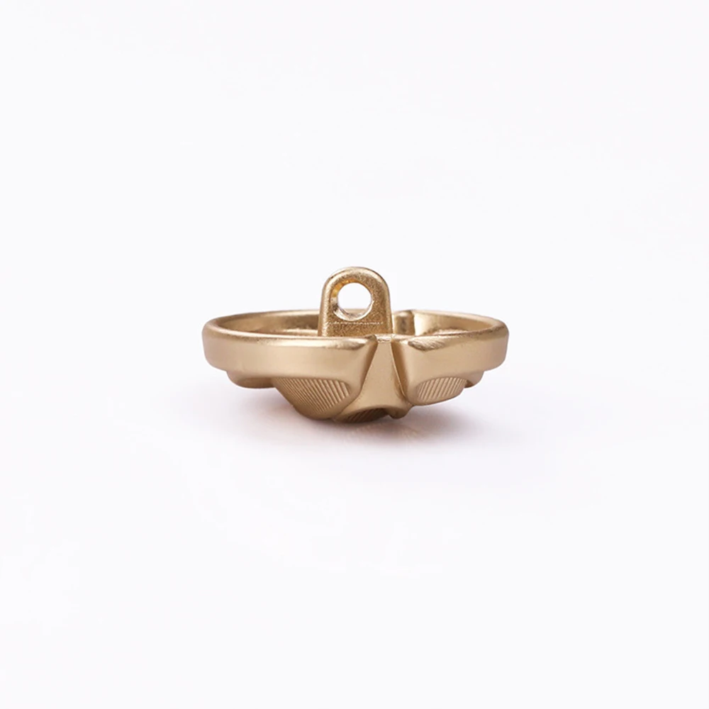 10 Pieces/set Striped Design Metal Buttons for Coats, Dresses and Jackets, Elegant and Simple Gold-coloured Decorative Buttons 6