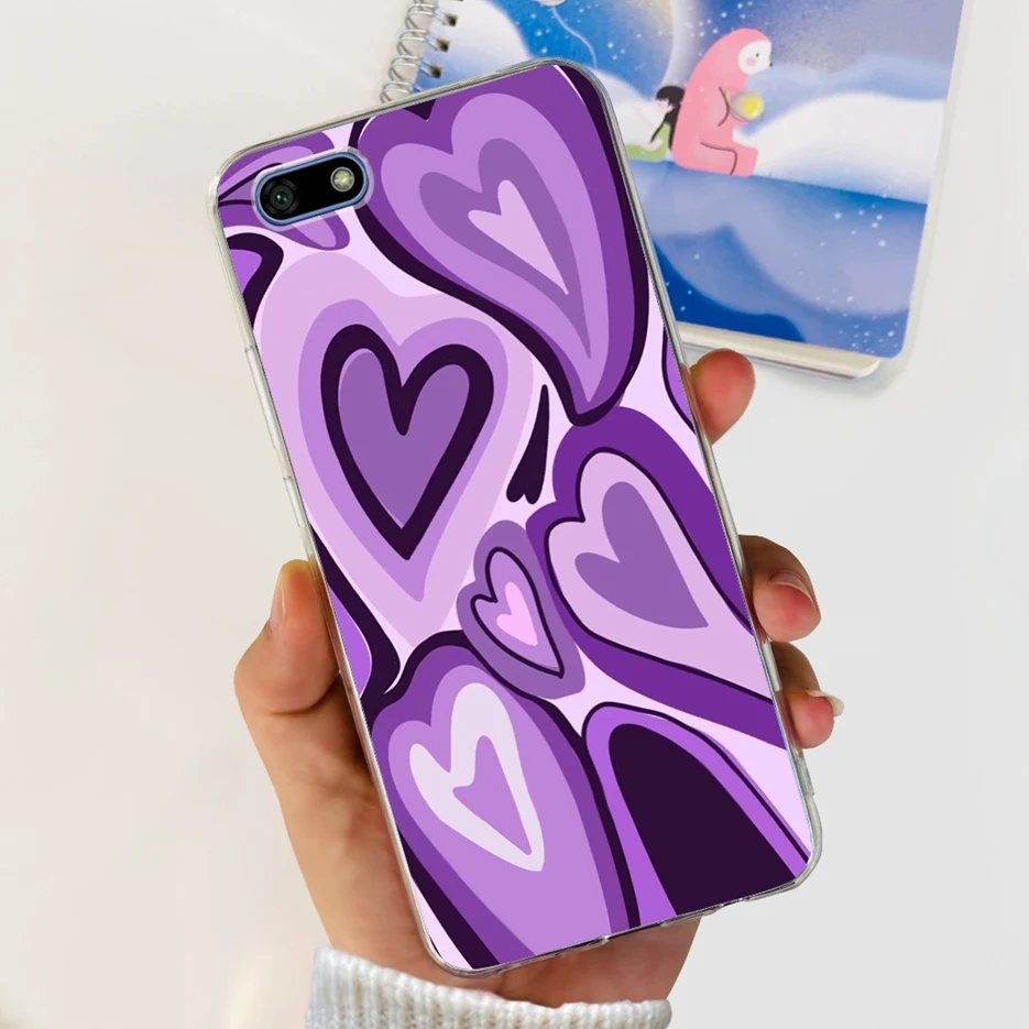 Luxury Painted Clear Silicone Soft Phone Case - Decorative Back Cover
