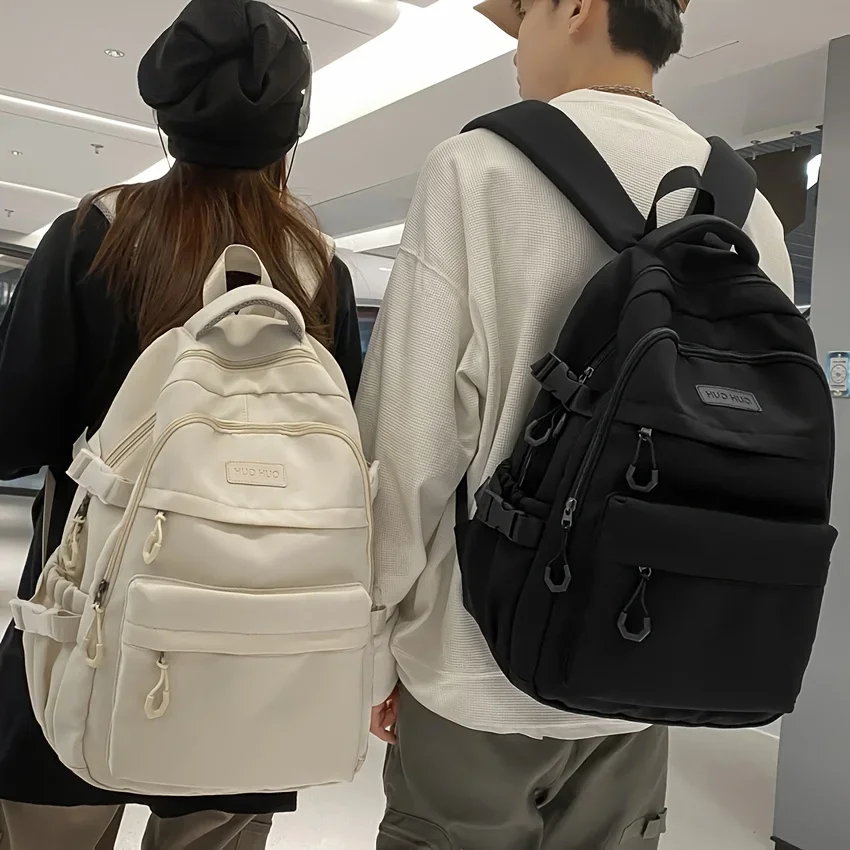 

1pc Schoolbag, Junior High School Students High School College Students Middle School Students Large Capacity Computer Backpack