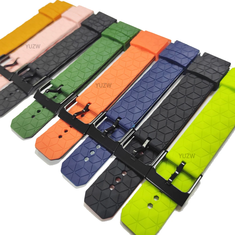 20mm 22mm Two-Tone Football Printed Sport Silicone Band For