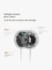 MOVA G10 High-speed Hair Dryer Negative Ion Hair Care Household Large Wind Dormitory Student Hair Dryer 4
