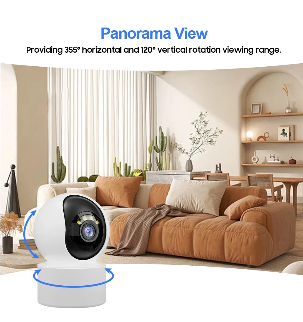 Yoosee 5MP WiFi Security PTZ Indoor IP Camera 3MP Smart Home Two Way Audio Human Detect Auto Tracking Surveillance Cameras 5