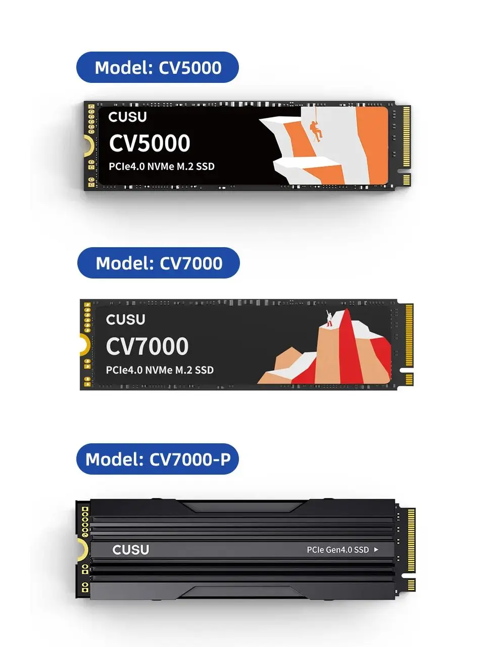CUSU M.2 SSD M2 1tb 2tb SSD NVMe 4tb 512gb PCIe4.0 M.2 2280