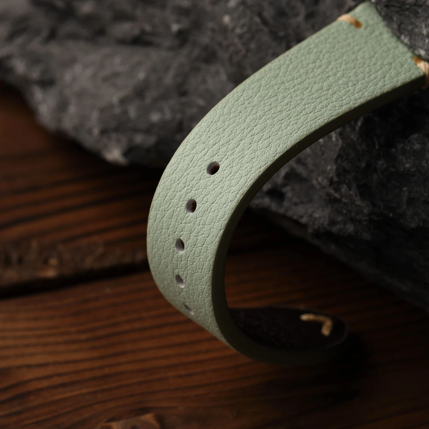 Handmade Retro Sheepskin Leather Watch Strap, Soft Genuine Leather