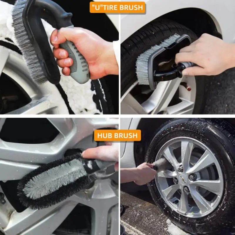 Detail Brushes Car Detailing Car Wash Kit Car Cleaning Brush Car Cleaning  Kit Polishing Cleaning Tools Car Brushes For Interior - AliExpress