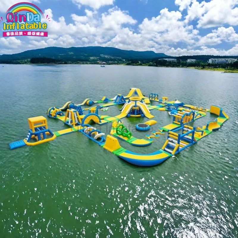 Inflatable Floating Sea Lake Pool Water Park Obstacle Course Water Play Sports Entertainment Aqua Parks