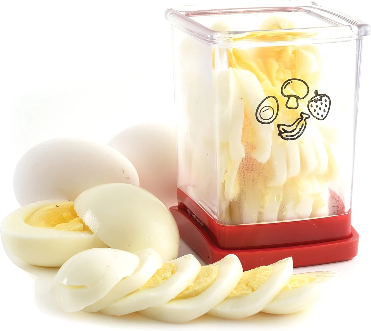 Manual Slicers Multifunction Egg Slicer Home Kitchen Speed Slicer Push Plate Fruit Vegetable Salad Quickly Making