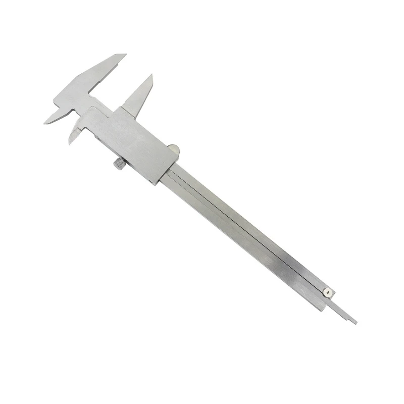 

652F Vernier Caliper for Depth Thickness Measurement 0-150mm/0-6in Measuring Instrument Tool Woodworking Ruler