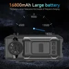 UNIWA M6000 2G Feature Phone Power Bank 2.3Inch FM Radio MP3 Voice Record Torch Cheap Mobile Phone English Keys Button Cellphone 4