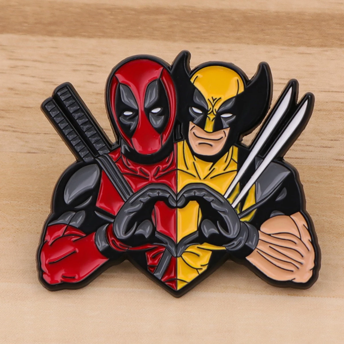 Cartoon Movie Hero Metal Brooch – Stylish Lapel Pin for Bags, Collars, and Clothes