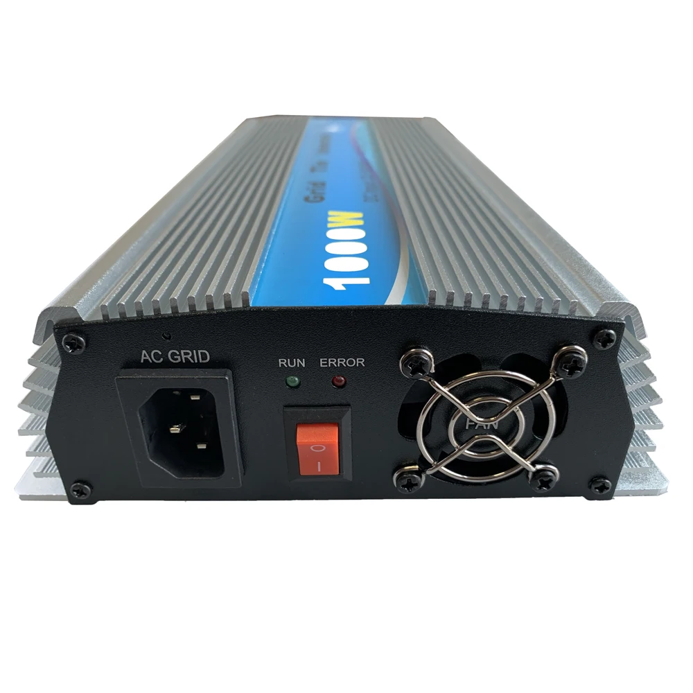 1000w mpptグリッドタイソーラーインバーター、10.8-32vまたは22-50v