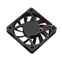 60x60x10 mm DC 5V 12V24V 6010 Brushless Axial Cooler Dual Ball 60mm 2PIN Cooling Fan for Cooling DIY PC Computer Case Fan 3
