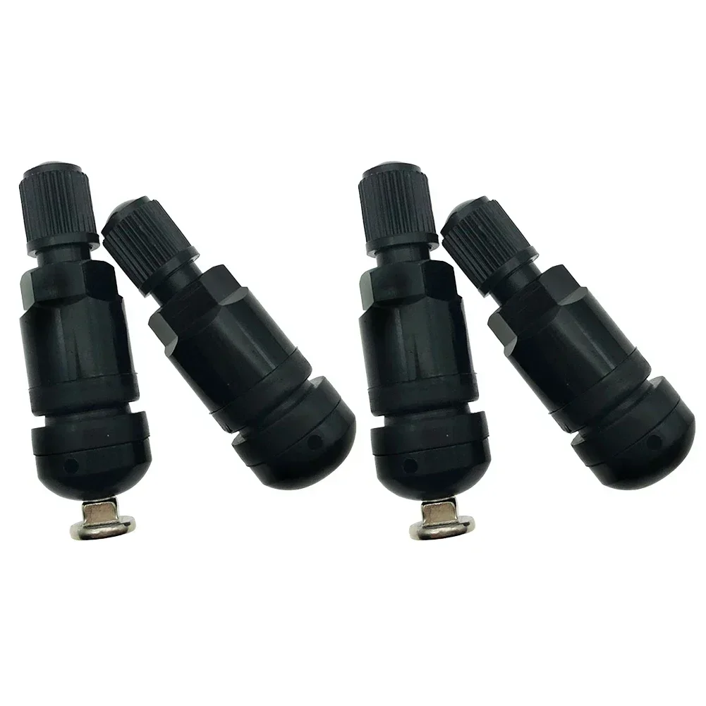 4Pcs Metal TPMS Tire Pressure Sensor Valve Stem Repair Kit for BMW 5 Series Front Left Rear Right Tire Pressure Sensor