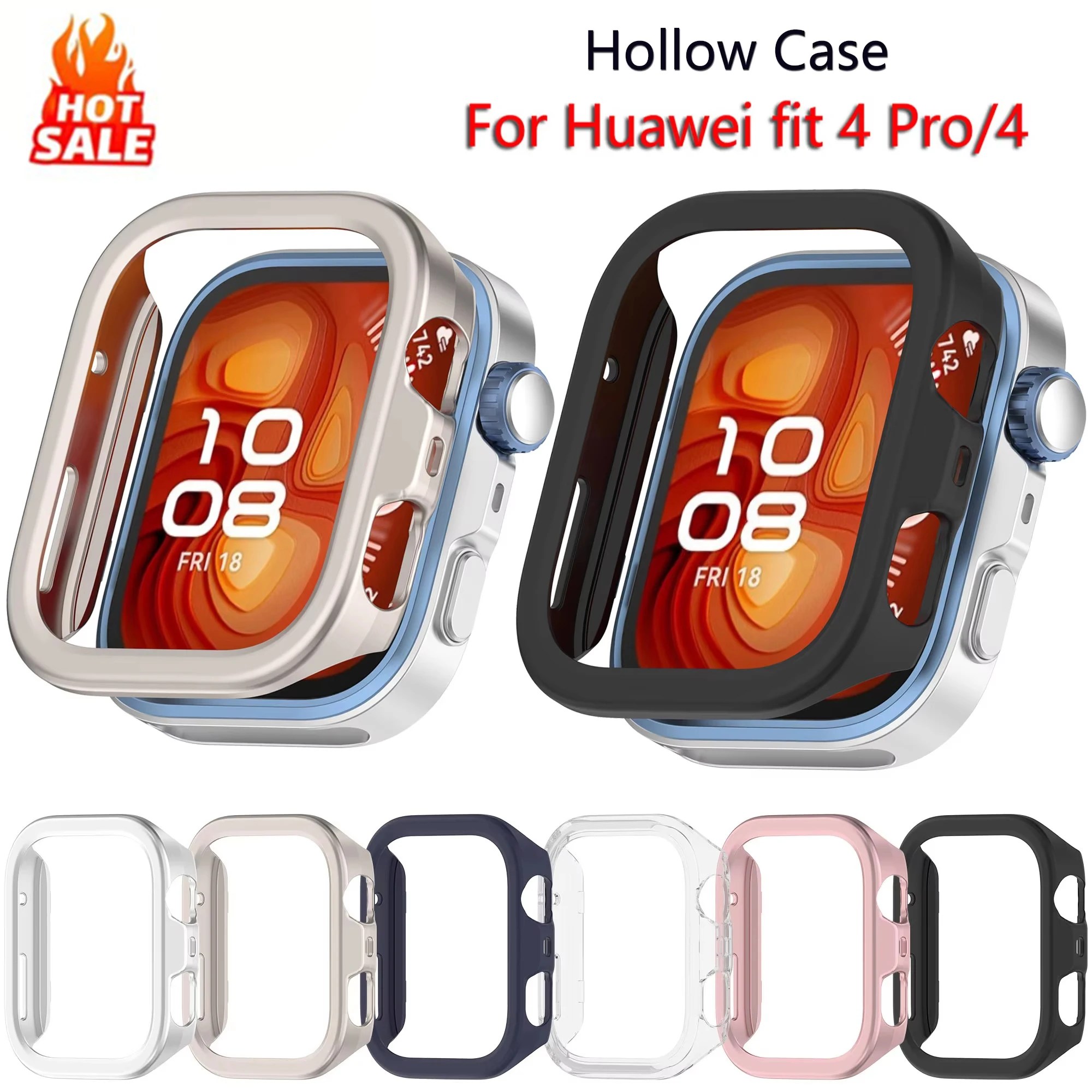 Silicone Band and Protective Case for Smartwatch - Sport Bracelet Accessories