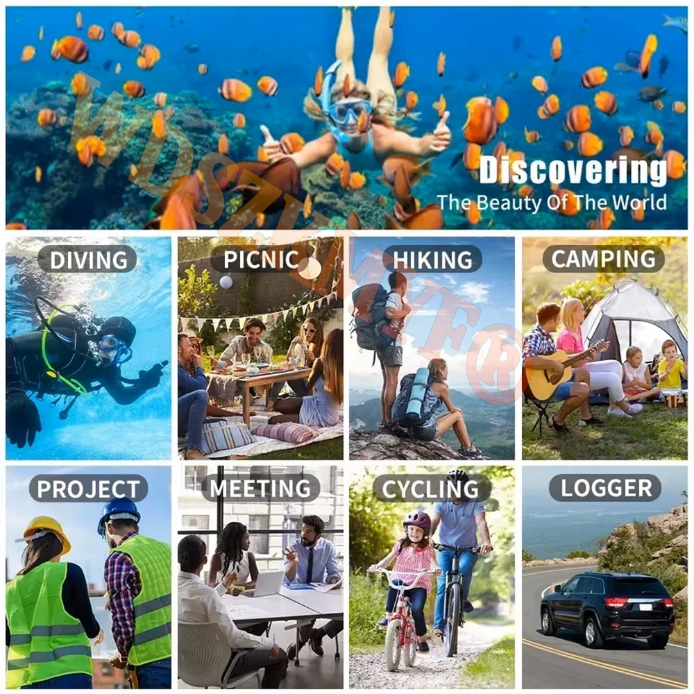 New 5K 4K MINI Pocket Camcorder HD Cam 1.3" Screen 270° Rotatable Wifi Mini sports Camera with Waterproof Case Motion Cameras