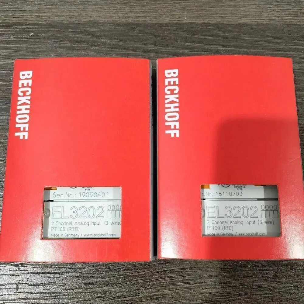 

Новый модуль программного логического контроллера бекхофф EL3202, 2x аналоговый вход, Ускоренная доставка