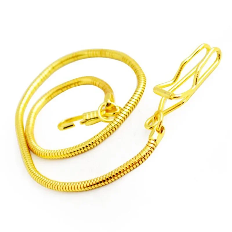 Pocket Watch Chain Stainless Steel Mechanical pocket watch chain 39cm Fob Chain for men or women Jewelry Accessories
