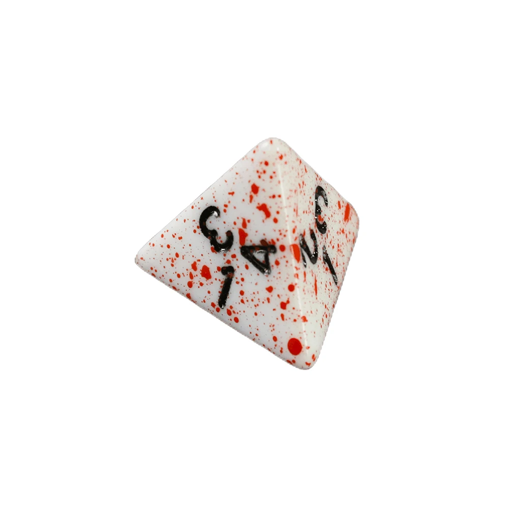 Game Dice Dice Set Splatter Effect DND Game Dice D4 D6 D8 D10 D12 D20 Multi-sides 10Pcs/Set for Role Playing Game D&D Boardgame