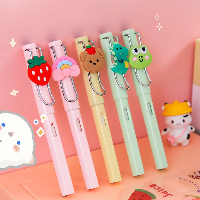 Novelty cartoon Pencils with Eraser Kawaii Stationery Novel office School Supplies New Eternal Pencil with Cute Animal Student providence a novel