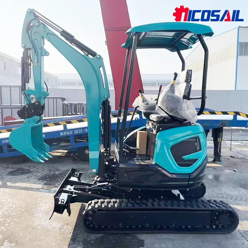 Kostenloser Versand EPA-Motor 2,2 Tonnen Neuer Raupenbagger Mini-Bagger 1 Tonne 2 Tonnen 3,5 Tonnen Mini-Kleinbagger