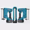 Hormy Cordless F30 Nail Gun Electric Furniture Carpentry Tacker Stapler Woodworking Power Tool Staple Gun For Makita 18V Battery 2