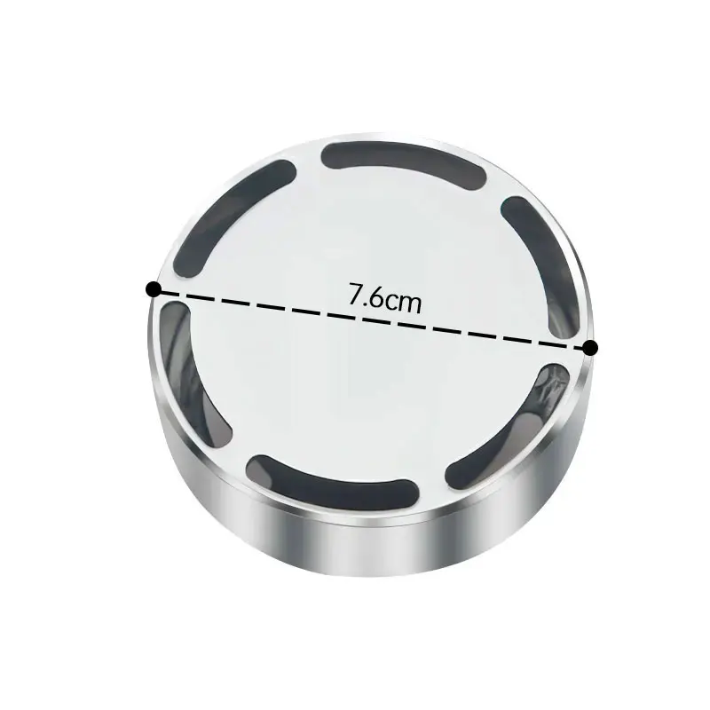 Vagsure Stainless Steel Polished Steam Outlet Steam Generator Nozzle Steam Head for Bathroom Sauna Shower Round Diameter 7cm