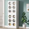 70-Inch Tall Shoe Cabinet with 4 Doors, 8-Tier Narrow Shoe Rack for Entryway, 24 Pairs Modern Tall Storage Cabinet 1