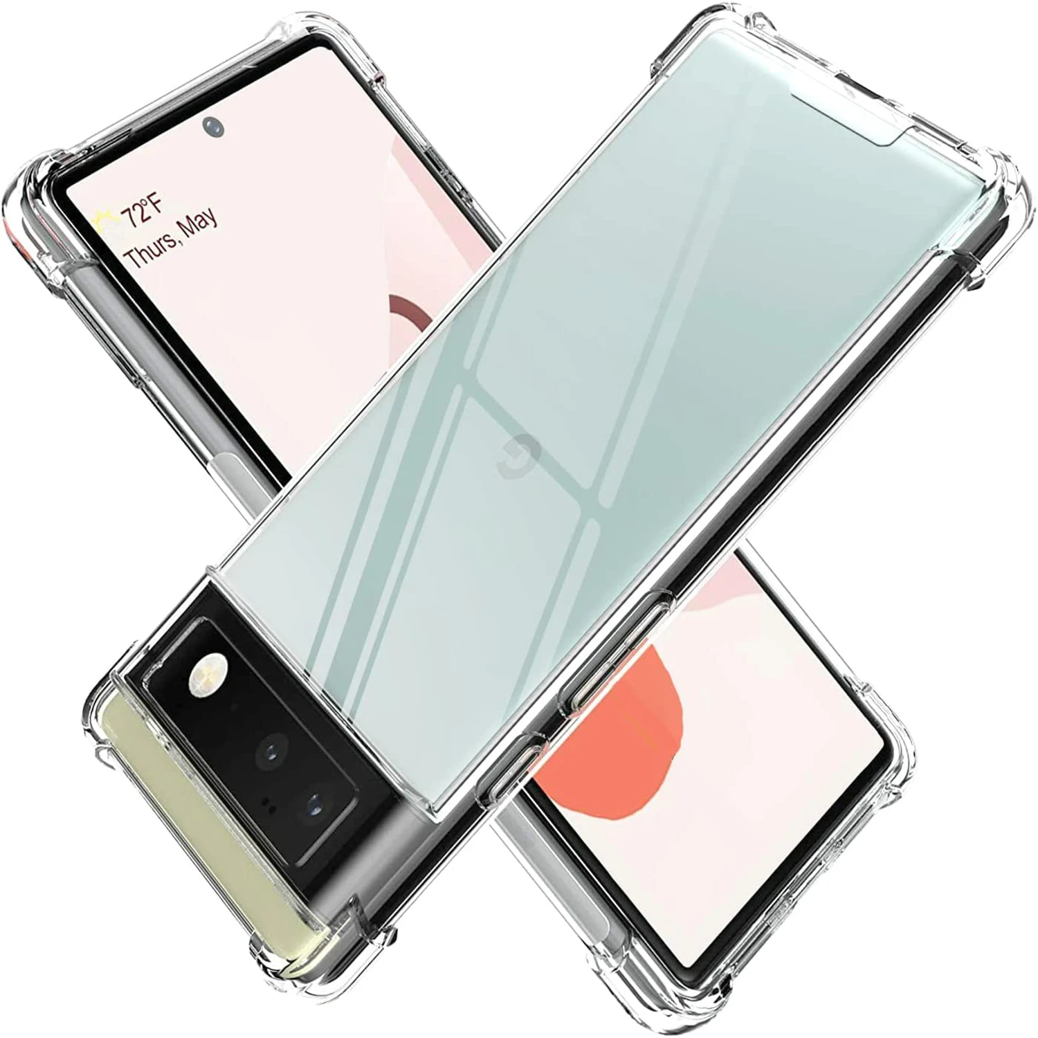 Case For Google Pixel 7A 6A 7 Pro / 6 Pro Pixel 4 XL Clear Transparent