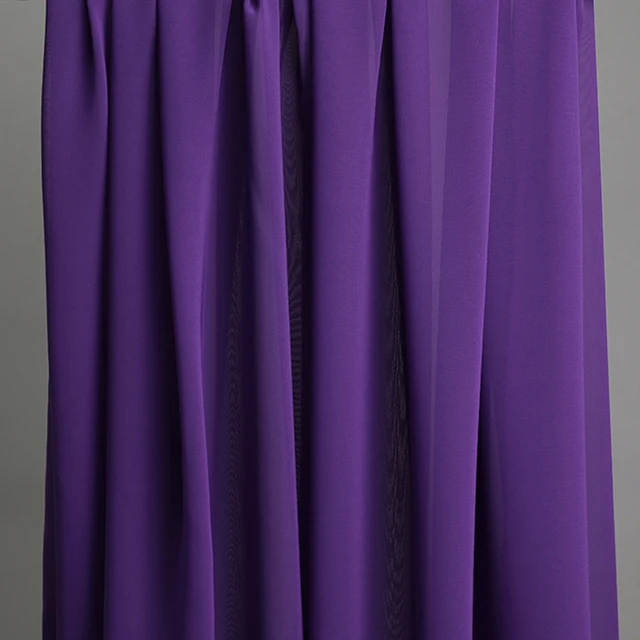 Pink and Purple Chiffon Fabric for Clothing and DIY Projects