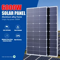 Panneau Solaire Portable de 6000W et 18V, Batterie Externe Flexible de 3kW, pour l'Extérieur, pour la Maison, le Camping 1