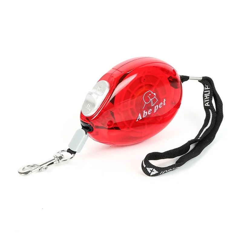 Translucent Pocket Dog Leash Pet Accessories 2.5m Automatic Extending Nylon Mini Walking Leash Pet Supplies for Cats Puppy