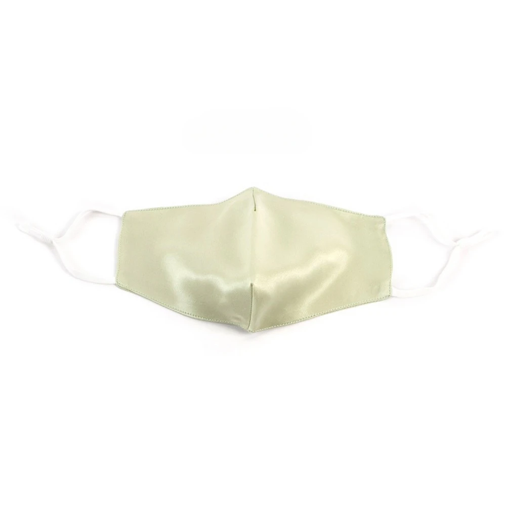 Natural Real Silk Mask Double Layer UV Protection Silk Mask Summer Breathable Face Mouth Masks Elegant Dustproof