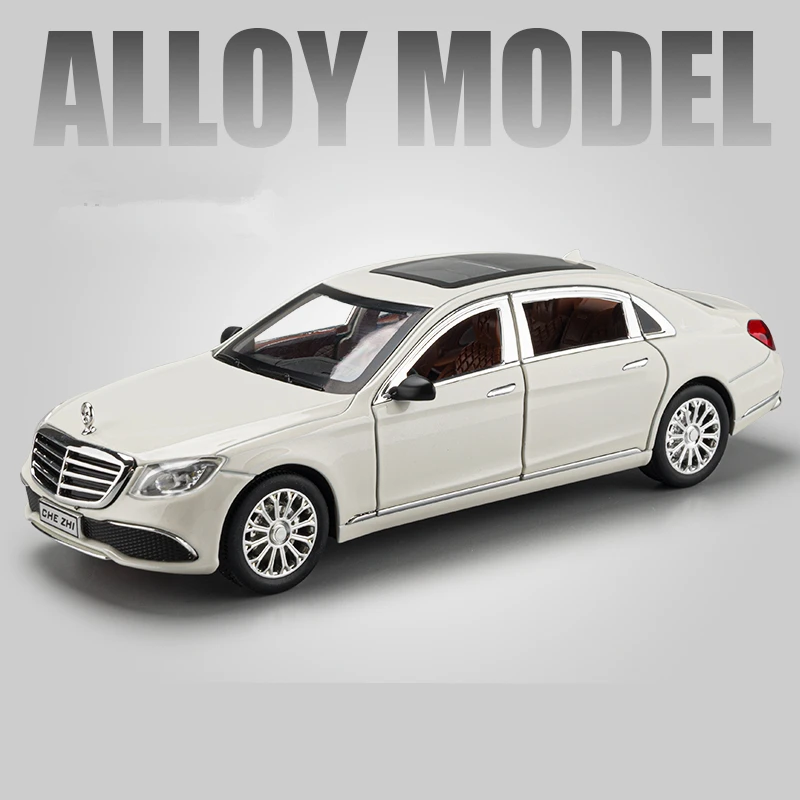 1:24 E-Class E300 L Alloy Car Model C63S Simulation Diecasts Metal