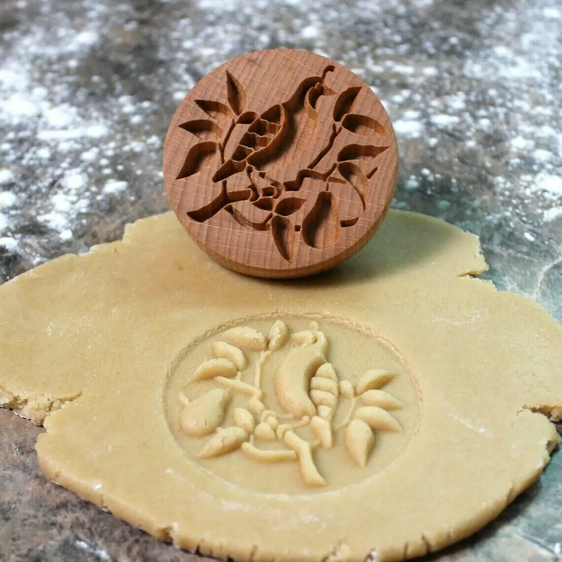 Description Picture 6 of itemCookie Cutters and Embossers Flower Cute Interesting Cookie Mold 3d Cookie Mold Cutter Wooden Pastry Bakery Accessories