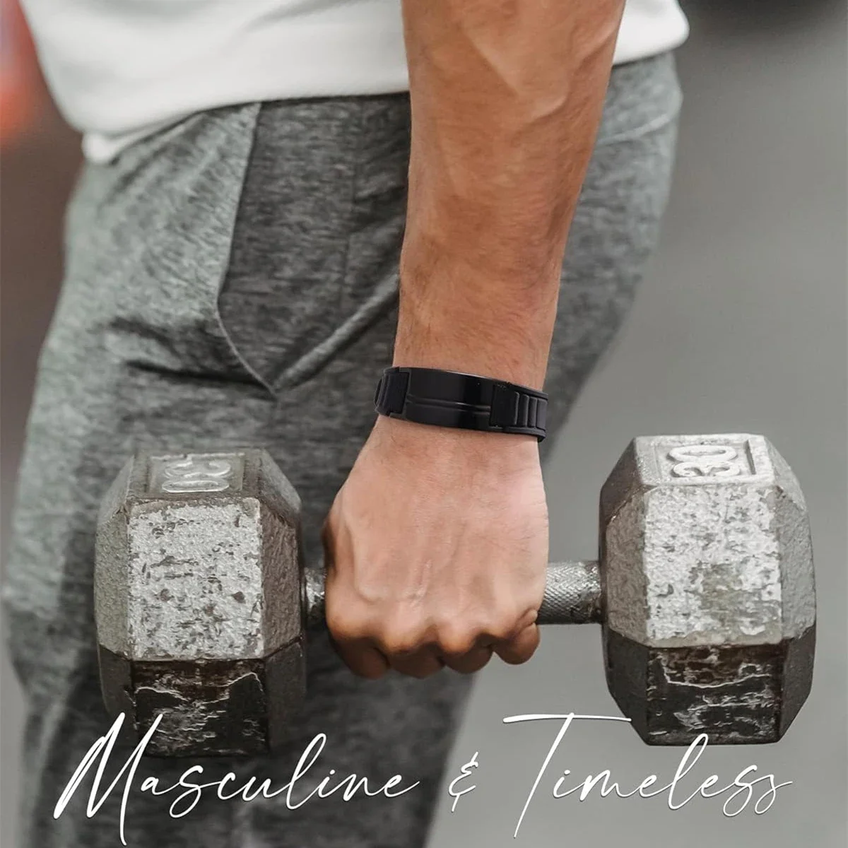 سوار معصم تيتانيوم سيليكون ARADOO