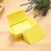 100pcs/box Kraft Paper Card Color Blank Business Card Message Thank You Cards Writing Cards Label Bookmark Learning Card 5