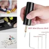 Handheld Mini Electric Drill DIY Electric USB Electric Drill Tools For Epoxy Resin Jewelry Making Wood Craft Engraving Pen Tool 1