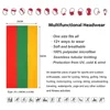 Lithuania Flag Bandanas Summer Outdoor Neck Gaiter Sun Protective Face Mask Cover Breathable Tube Cycling Scarf Hiking Headband 2