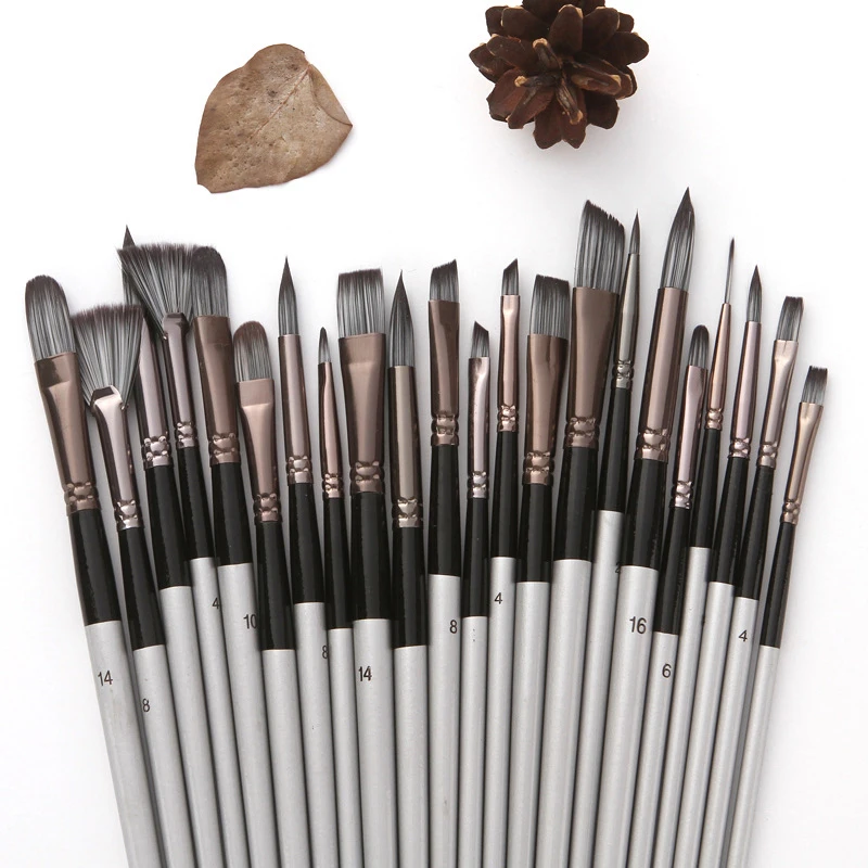 24-Piece Paint Brush Set 4
