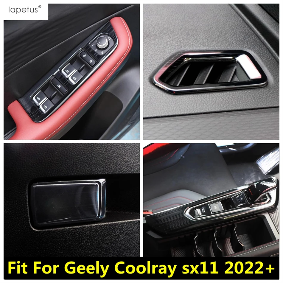 

Car Window Lift / Shift Gear Panel / Dashboard AC Air Vent / Glove Box Cover Trim Accessories For Geely Coolray sx11 2022 2023