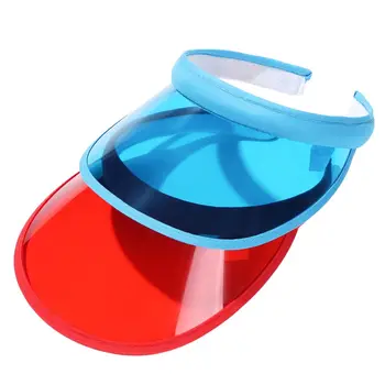 قبعة واقية من الشمس البلاستيكية للرجال والنساء ، قبعة واقية للشاطئ من أشعة الشمس ، قبعة رياضية كاجوال للسفر 4