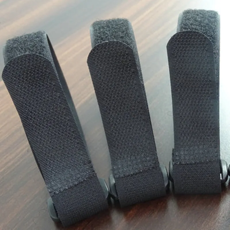 Bike Tie Reusable Fastening Nylon Hook & Loop Strap Cable Ties 10 PCS bicycle strap