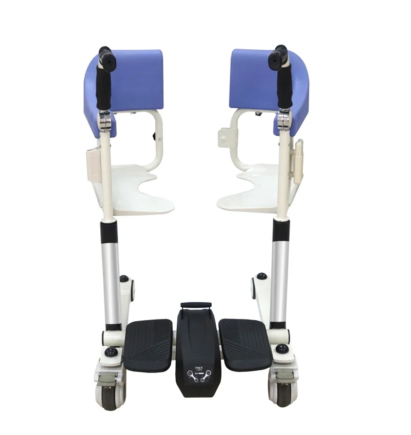 Electric Patient Transfer Lift Multifunctional Open Up Wheel chair Mobile Seat Bed Disabled Elderly Toilet Commode chair