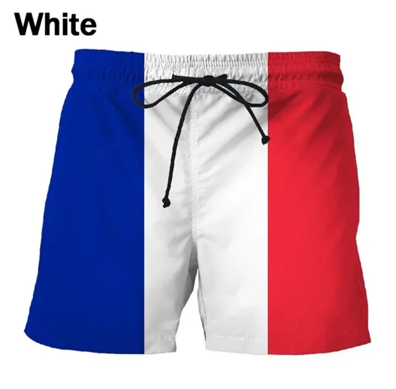 Germany USA UK Flag Beach Shorts Men 3D Printing Board Shorts Swimsuit homme 2024 Summer New Hawaii Swim Trunks Cool Ice Shorts 5