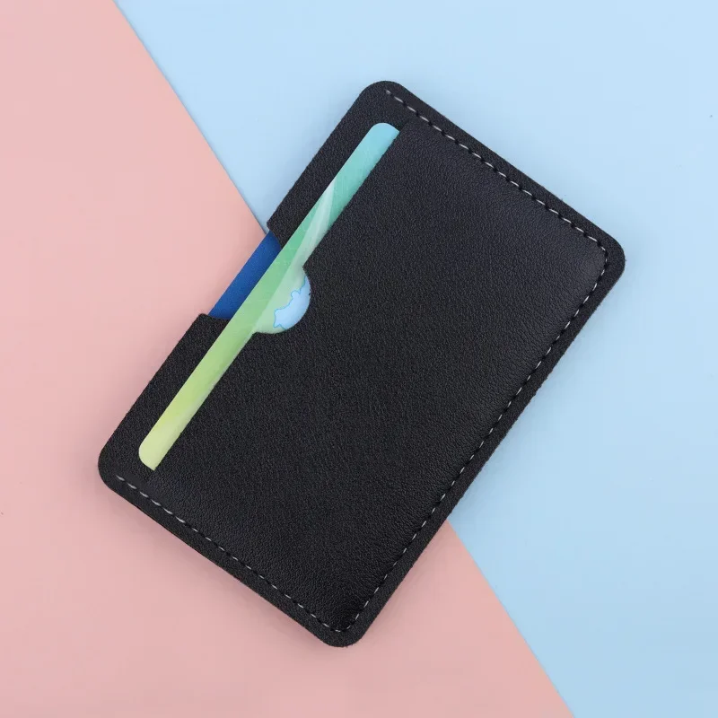 

3Card Slots Ultra-thin ID Credit Card Holder Card Wallet PU Leather Driver's License Cover Bank Card Case Student Meal Wallet