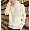 One Body Mink Fleece for Men Plus Fleece Thick Knit Turtleneck Line for Autumn and Winter Warm Loose Base Shirt Harajuku Sweater 2