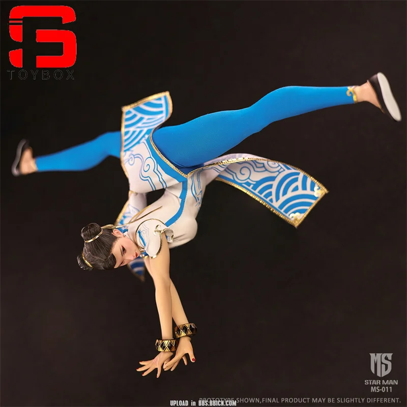 STAR MAN 1/6 フィーメール・ファイター ホワイトブルー MS-011 STAR MAN MS-011 1/6 Chunli Blue Cheongsam Ver. Action Figure