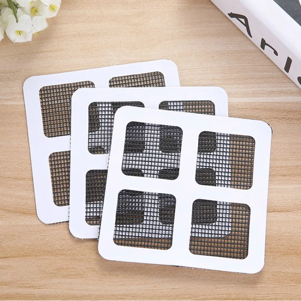 Self-adhesive Window Screen Mosquito Net Repair Patch Covering Wire Mesh Tape Seal For Door Holes Patch Repair Accessories